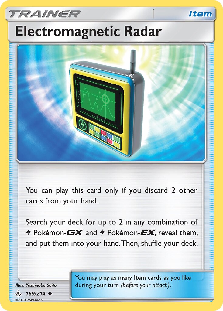 Electromagnetic Radar 169/234 — Unbroken Bonds (English Pokémon TCG card)