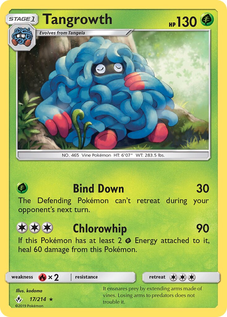 Tangrowth 017/234 — Unbroken Bonds (English Pokémon TCG card)