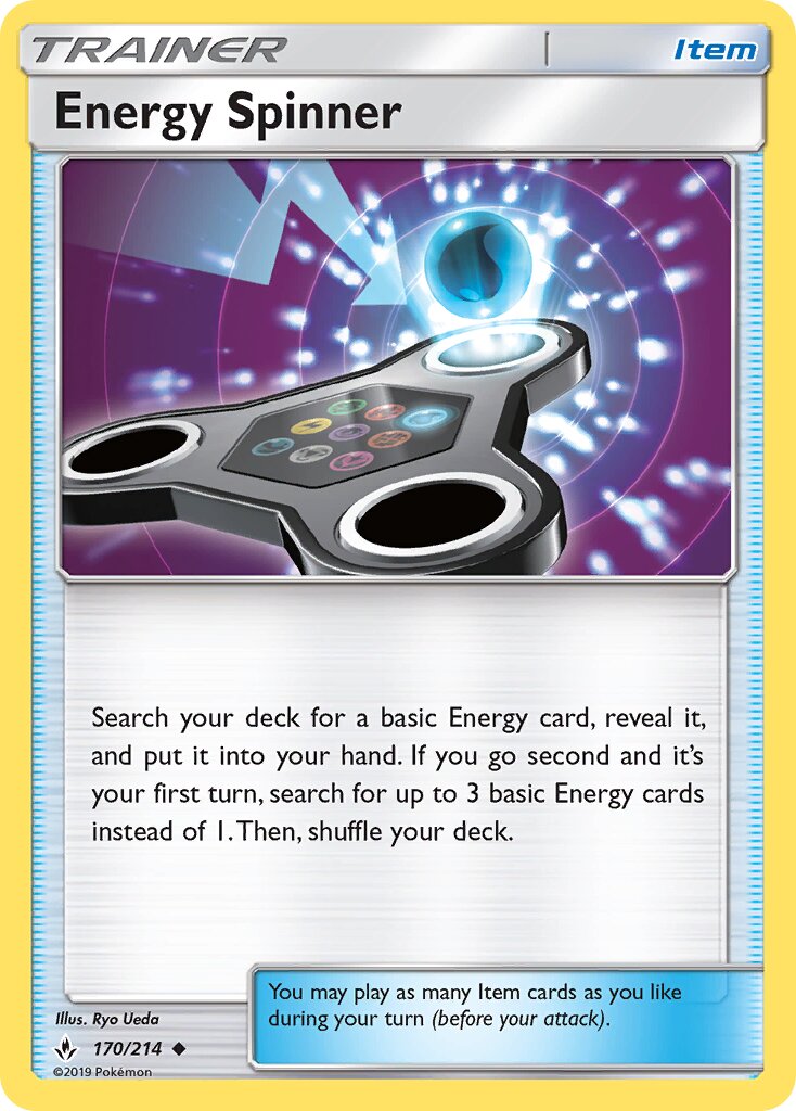 Energy Spinner 170/234 — Unbroken Bonds (English Pokémon TCG card)