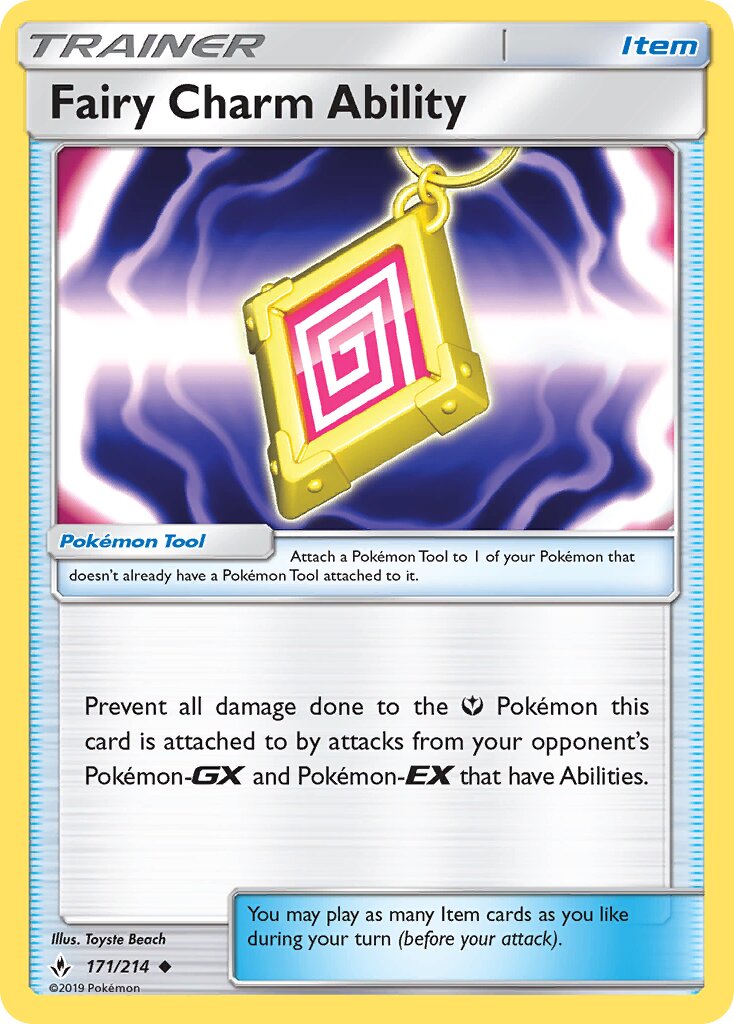 Fairy Charm Ability 171/234 — Unbroken Bonds (English Pokémon TCG card)