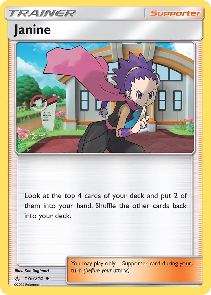 Janine 176/234 — Unbroken Bonds (English Pokémon TCG card)