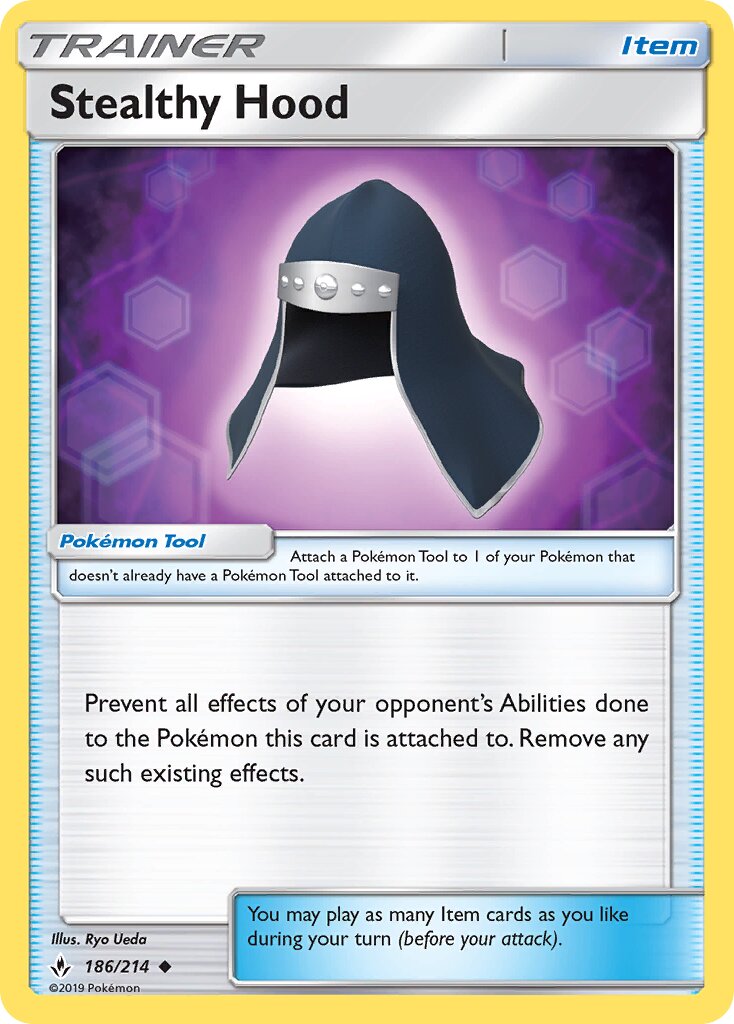 Stealthy Hood 186/234 — Unbroken Bonds (English Pokémon TCG card)