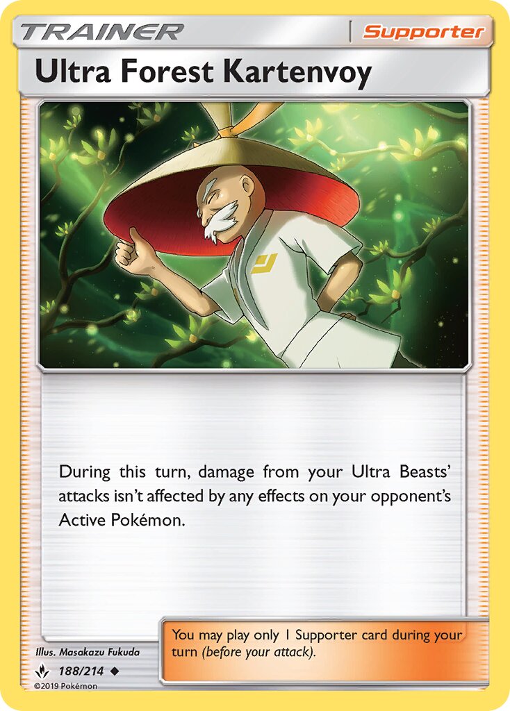 Ultra Forest Kartenvoy 188/234 — Unbroken Bonds (English Pokémon TCG card)