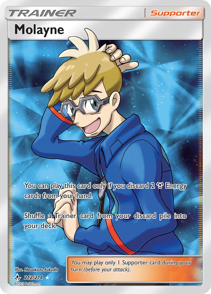 Molayne 212/234 — Unbroken Bonds (English Pokémon TCG card)
