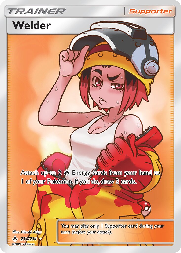 Welder 214/234 — Unbroken Bonds (English Pokémon TCG card)