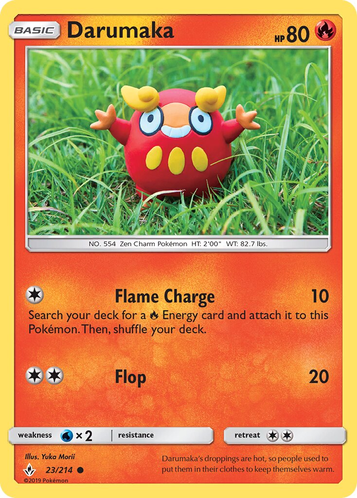 Darumaka 023/234 — Unbroken Bonds (English Pokémon TCG card)