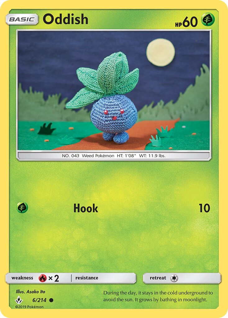 Oddish 006/234 — Unbroken Bonds (English Pokémon TCG card)