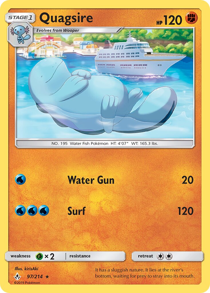 Quagsire 097/234 — Unbroken Bonds (English Pokémon TCG card)