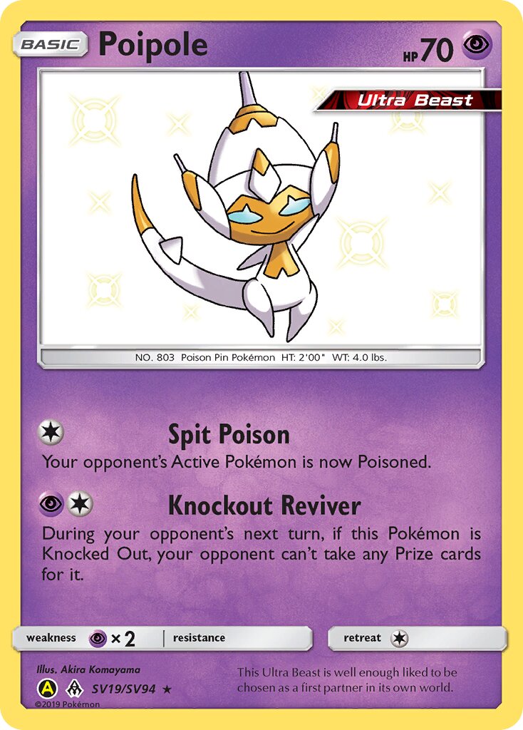 Poipole SV19/SV94 — Hidden Fates (English Pokémon TCG card)
