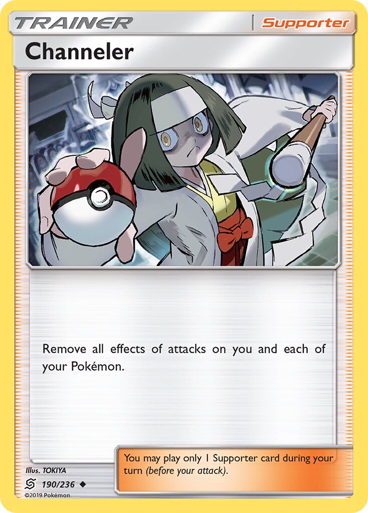 Channeler 190/258 — Unified Minds (English Pokémon TCG card)