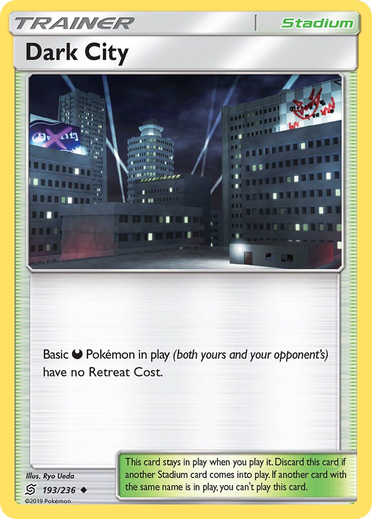 Dark City 193/258 — Unified Minds (English Pokémon TCG card)