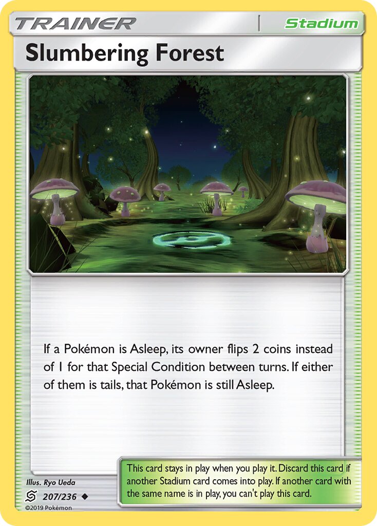Slumbering Forest 207/258 — Unified Minds (English Pokémon TCG card)