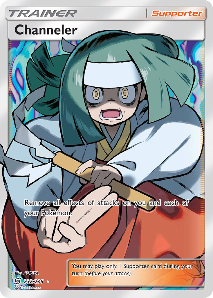 Channeler 232/258 — Unified Minds (English Pokémon TCG card)