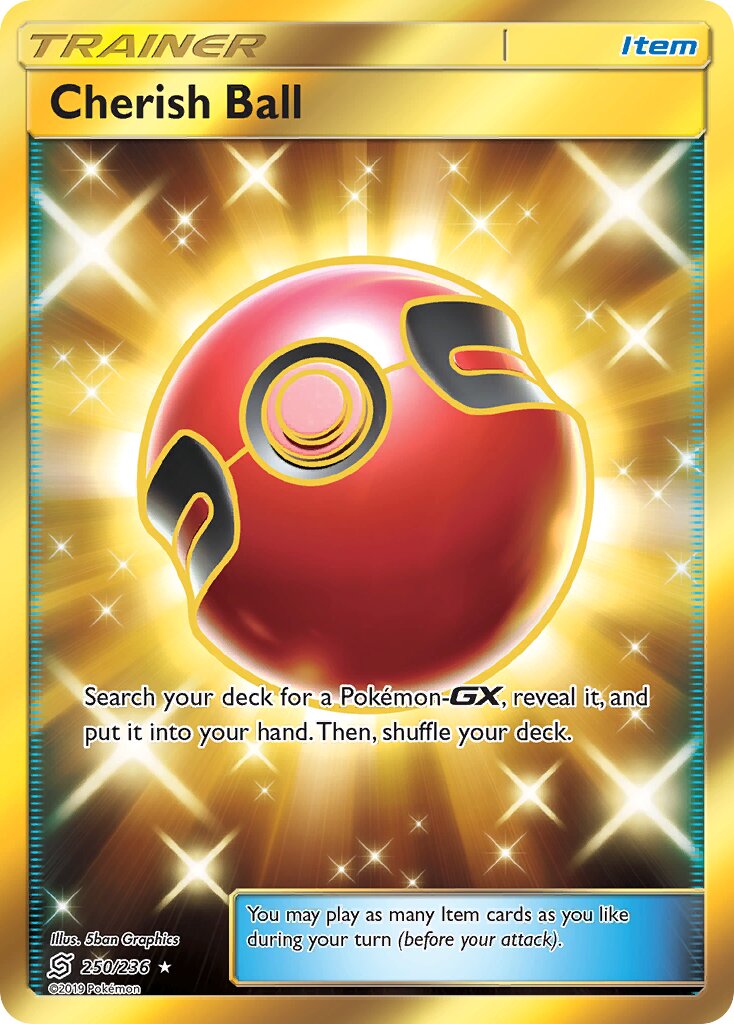 Cherish Ball 250/258 — Unified Minds (English Pokémon TCG card)