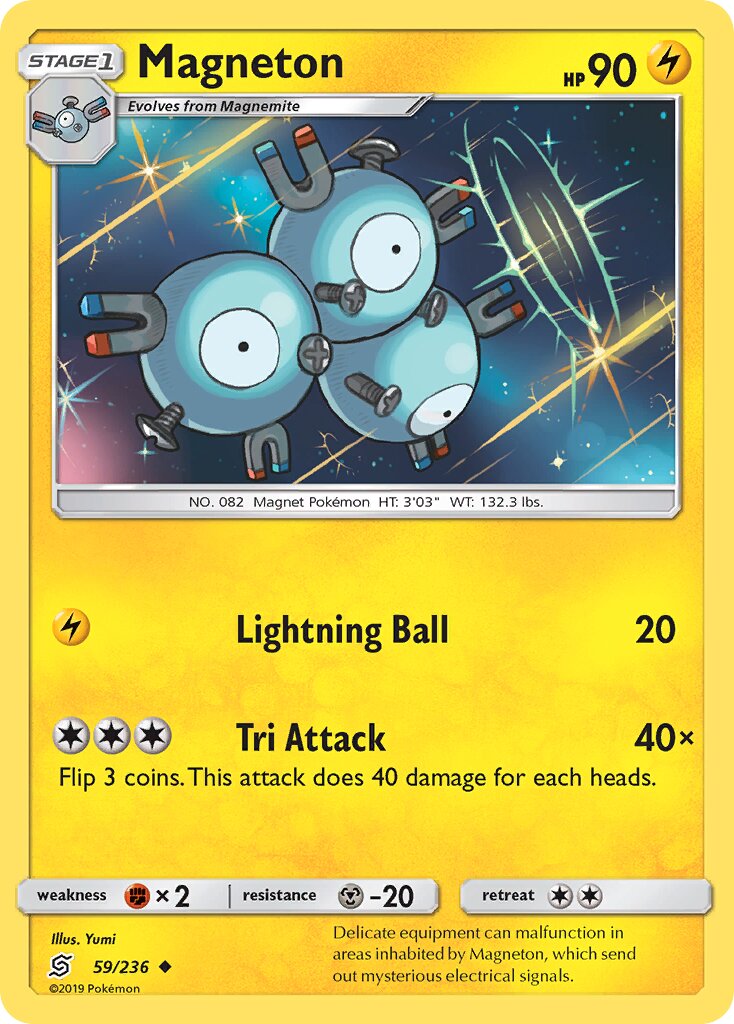 Magneton 059/258 — Unified Minds (English Pokémon TCG card)