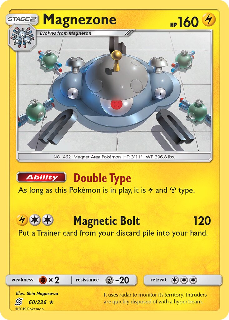 Magnezone 060/258 — Unified Minds (English Pokémon TCG card)