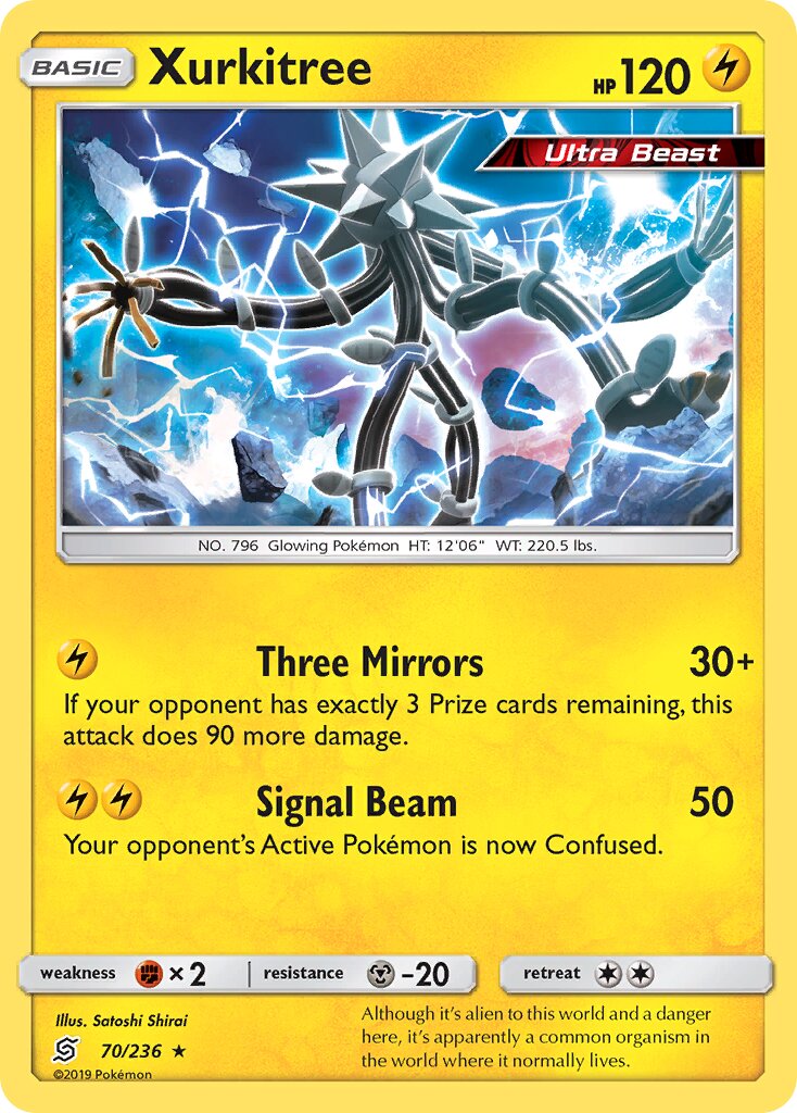 Xurkitree 070/258 — Unified Minds (English Pokémon TCG card)
