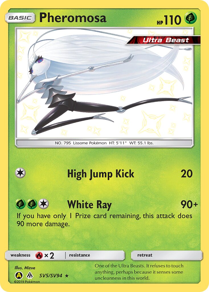 Pheromosa 005/94 — Hidden Fates: Shiny Vault (English Pokémon TCG card)