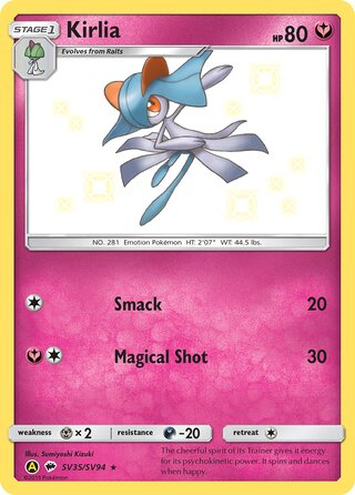 Kirlia SV35/SV94 — Hidden Fates: Shiny Vault (Japanese Pokémon TCG card)