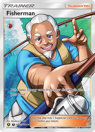 Fisherman SV83/SV94 — Hidden Fates: Shiny Vault (Japanese Pokémon TCG card)