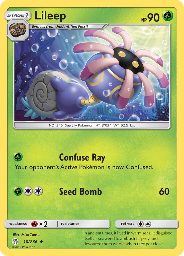 Lileep 010/271 — Cosmic Eclipse (English Pokémon TCG card)