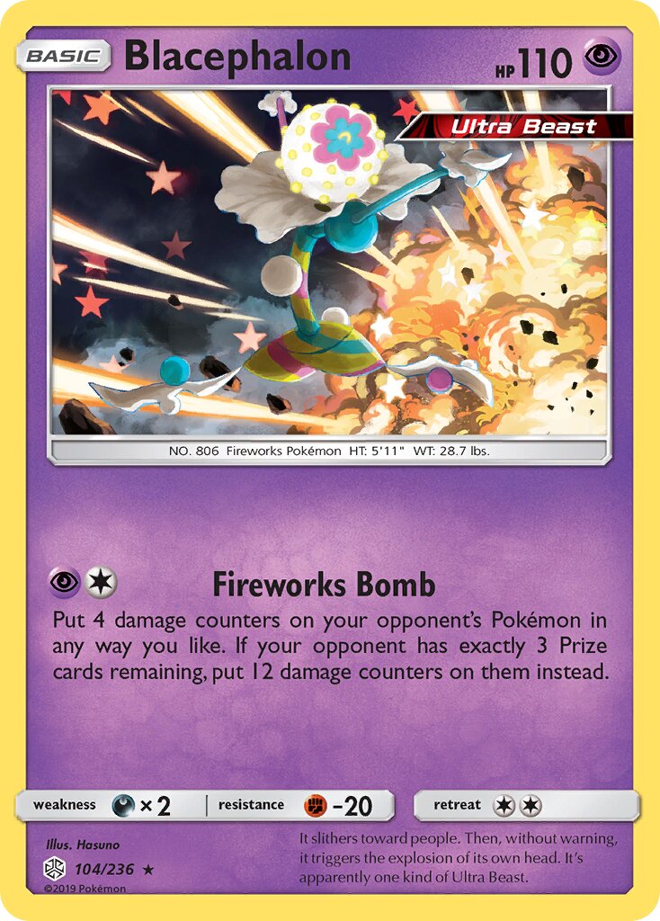 Blacephalon 104/271 — Cosmic Eclipse (English Pokémon TCG card)