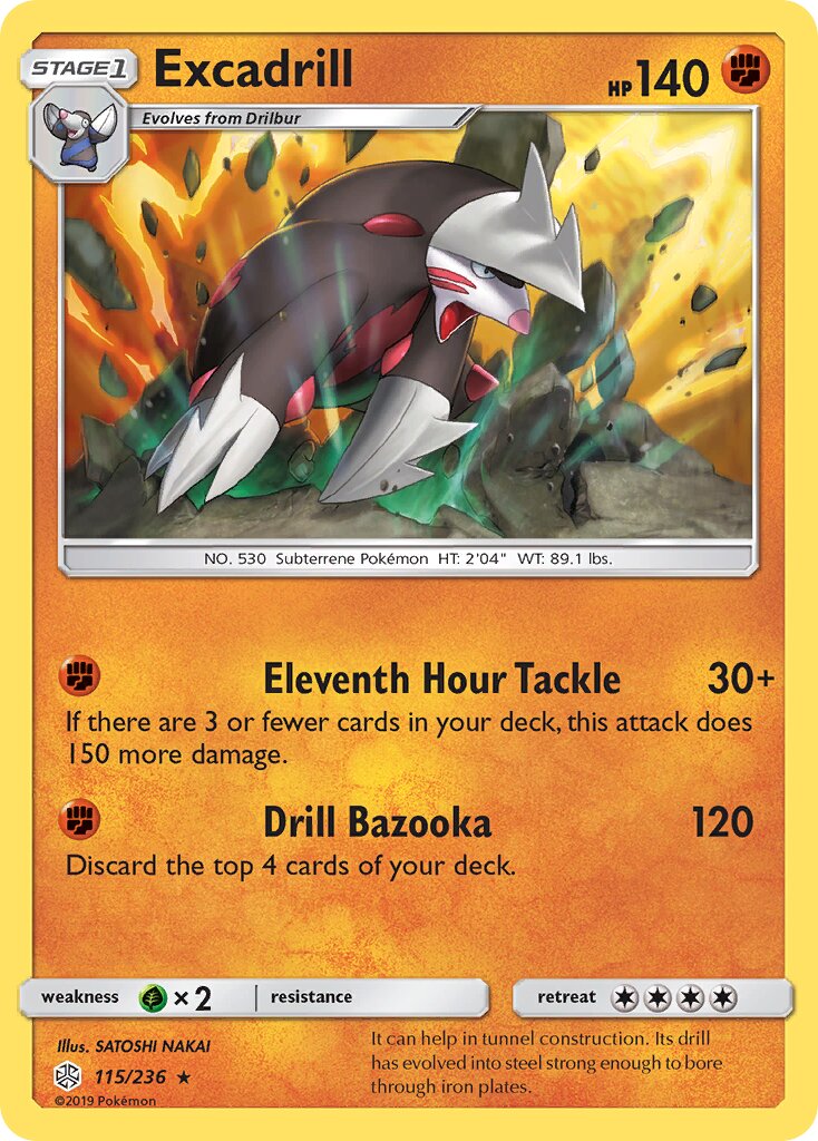 Excadrill 115/271 — Cosmic Eclipse (English Pokémon TCG card)