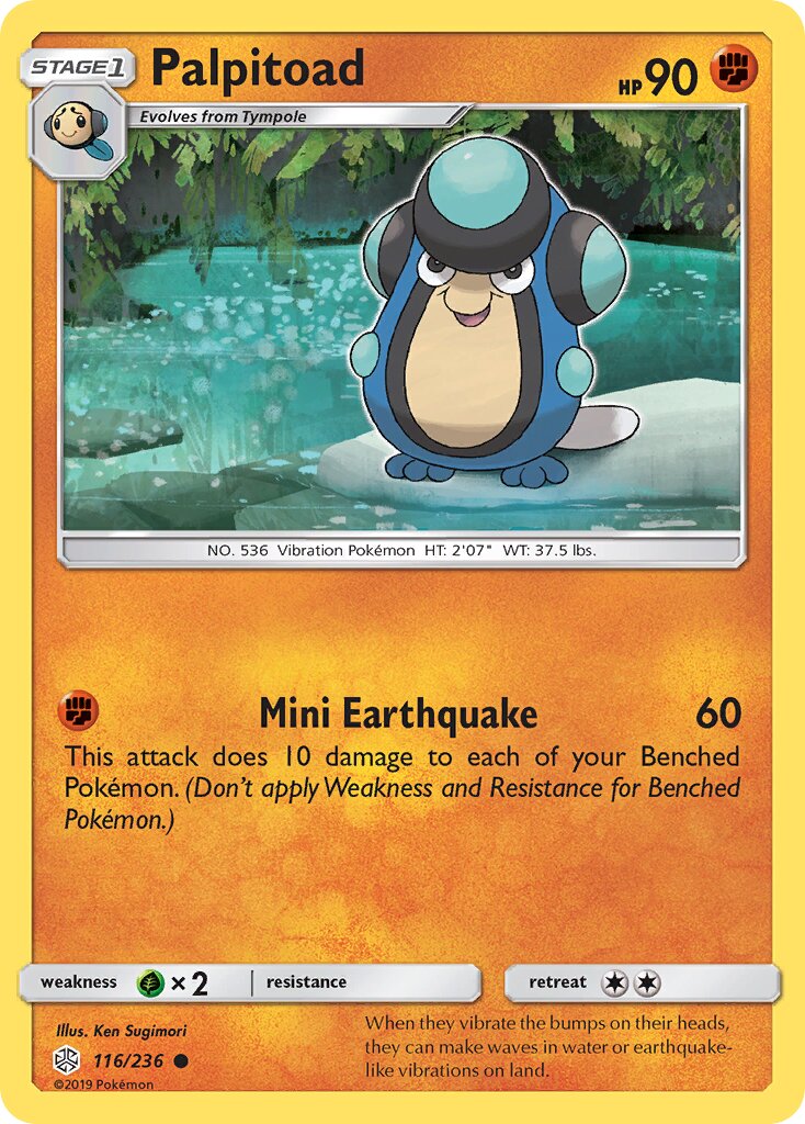 Palpitoad 116/271 — Cosmic Eclipse (English Pokémon TCG card)