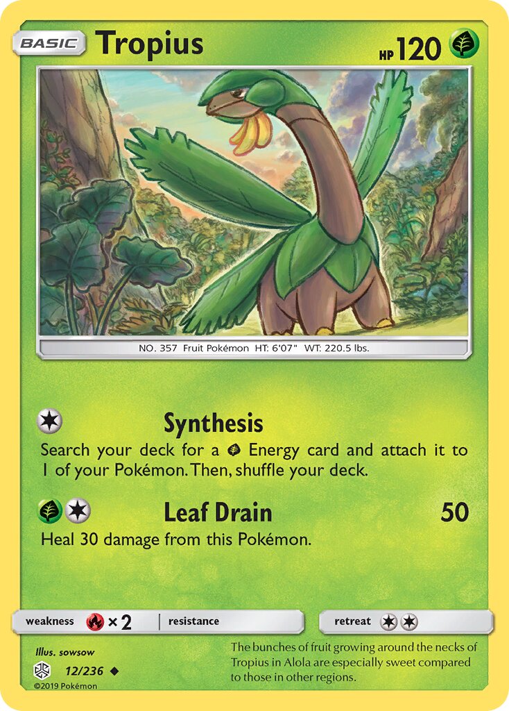 Tropius 012/271 — Cosmic Eclipse (English Pokémon TCG card)