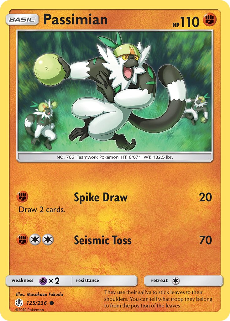 Passimian 125/271 — Cosmic Eclipse (English Pokémon TCG card)