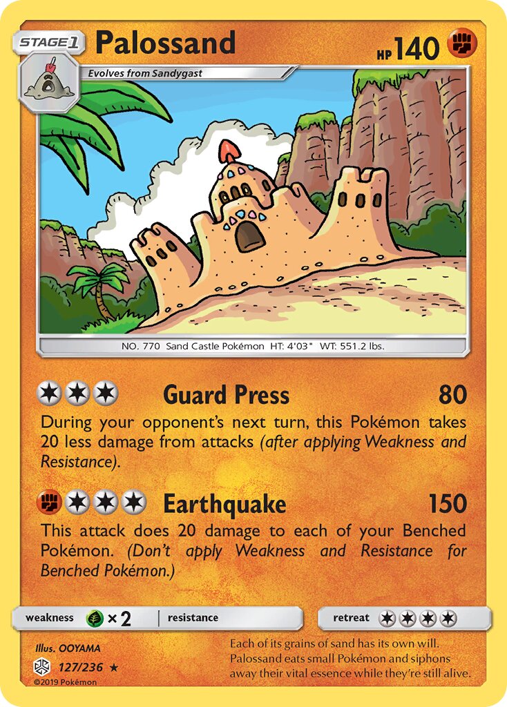 Palossand 127/271 — Cosmic Eclipse (English Pokémon TCG card)