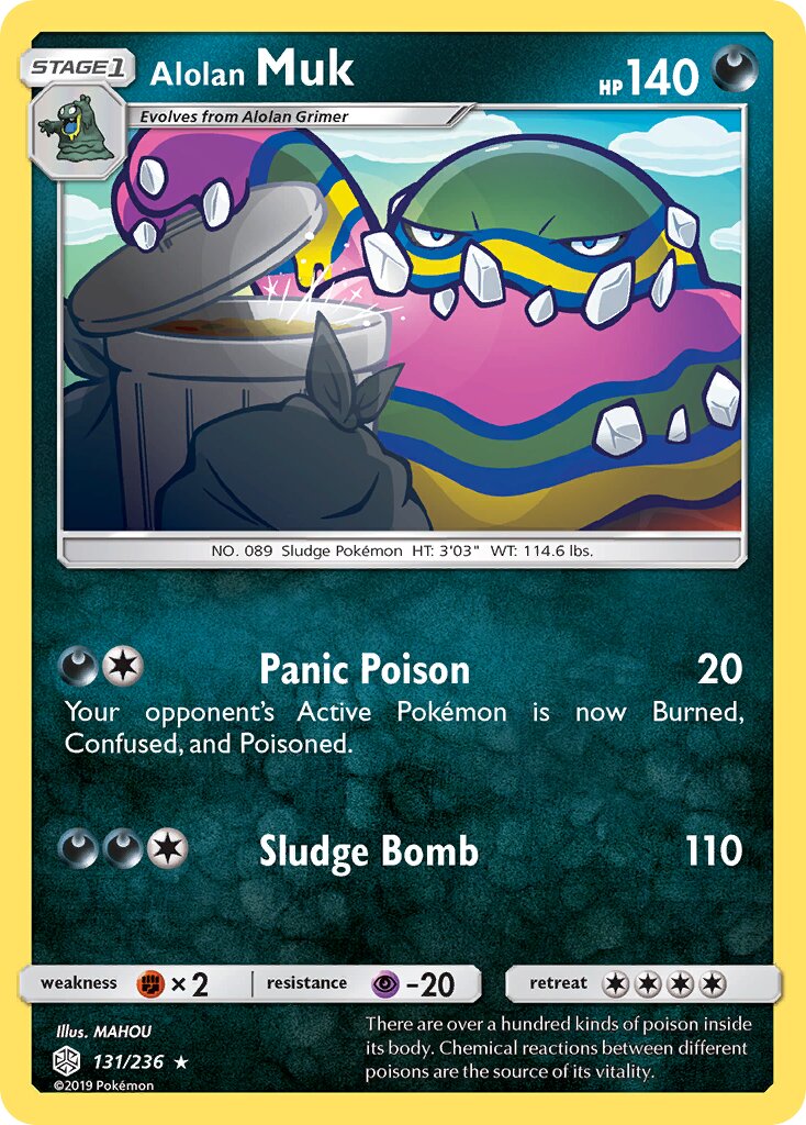 Alolan Muk 131/271 — Cosmic Eclipse (English Pokémon TCG card)