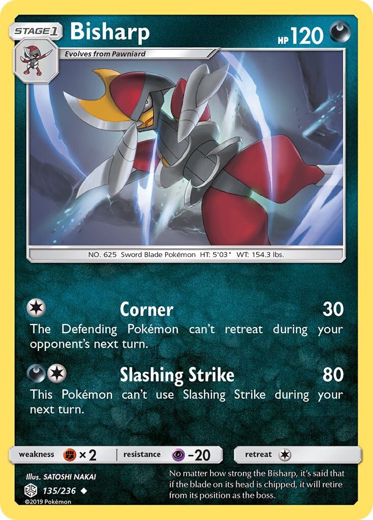 Bisharp 135/271 — Cosmic Eclipse (English Pokémon TCG card)