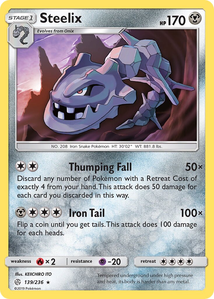 Steelix 139/271 — Cosmic Eclipse (English Pokémon TCG card)