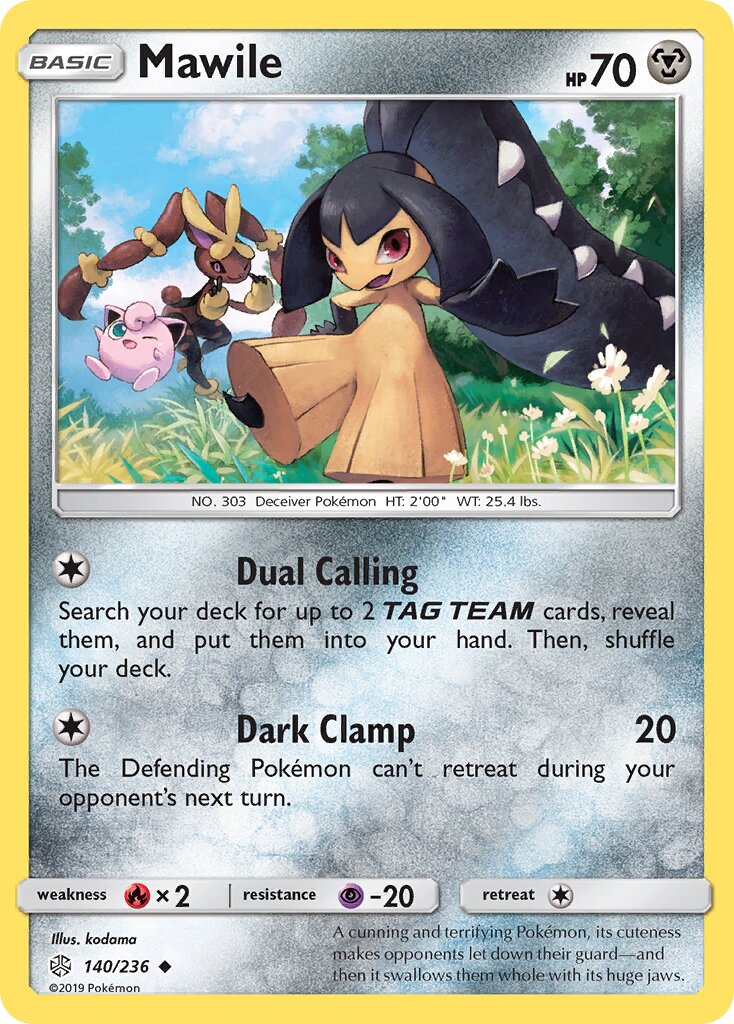Mawile 140/271 — Cosmic Eclipse (English Pokémon TCG card)
