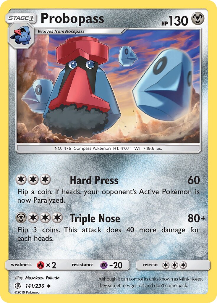 Probopass 141/271 — Cosmic Eclipse (English Pokémon TCG card)