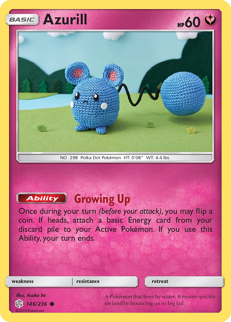 Azurill 146/271 — Cosmic Eclipse (English Pokémon TCG card)