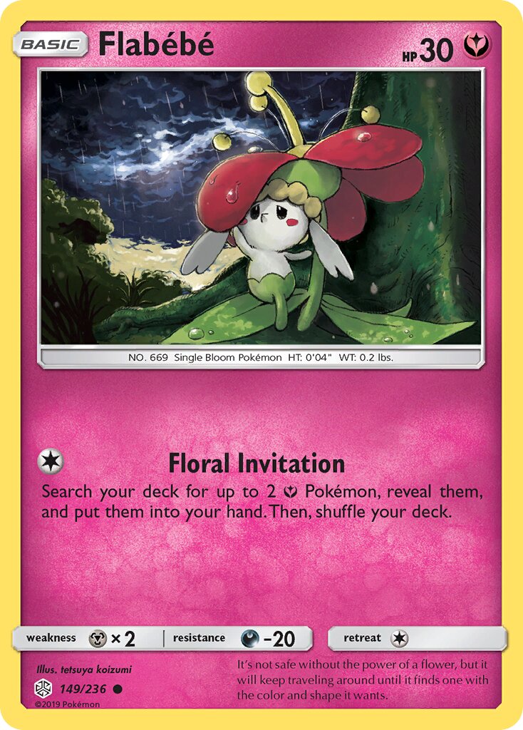 Flabébé 149/271 — Cosmic Eclipse (English Pokémon TCG card)