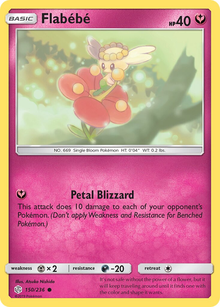 Flabébé 150/271 — Cosmic Eclipse (English Pokémon TCG card)