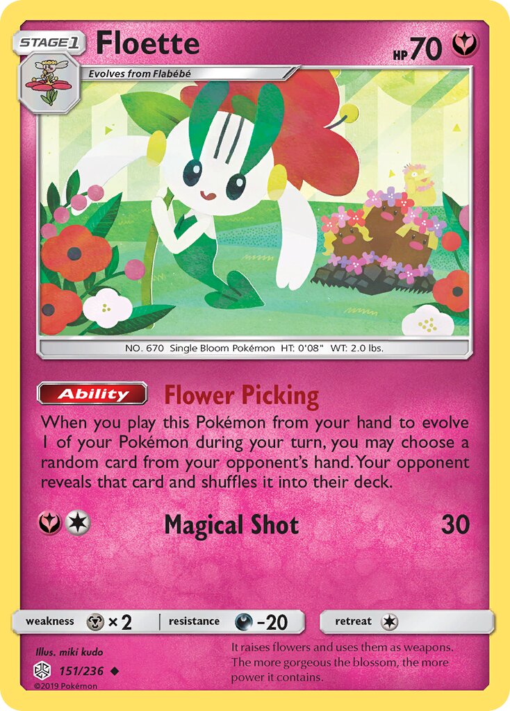 Floette 151/271 — Cosmic Eclipse (English Pokémon TCG card)