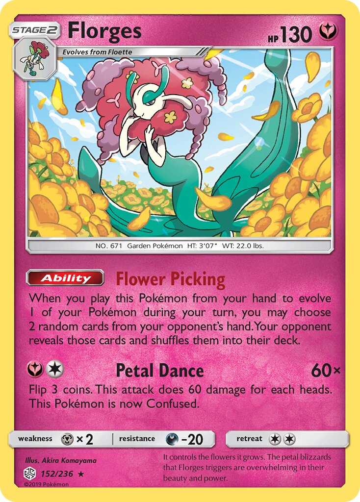 Florges 152/271 — Cosmic Eclipse (English Pokémon TCG card)