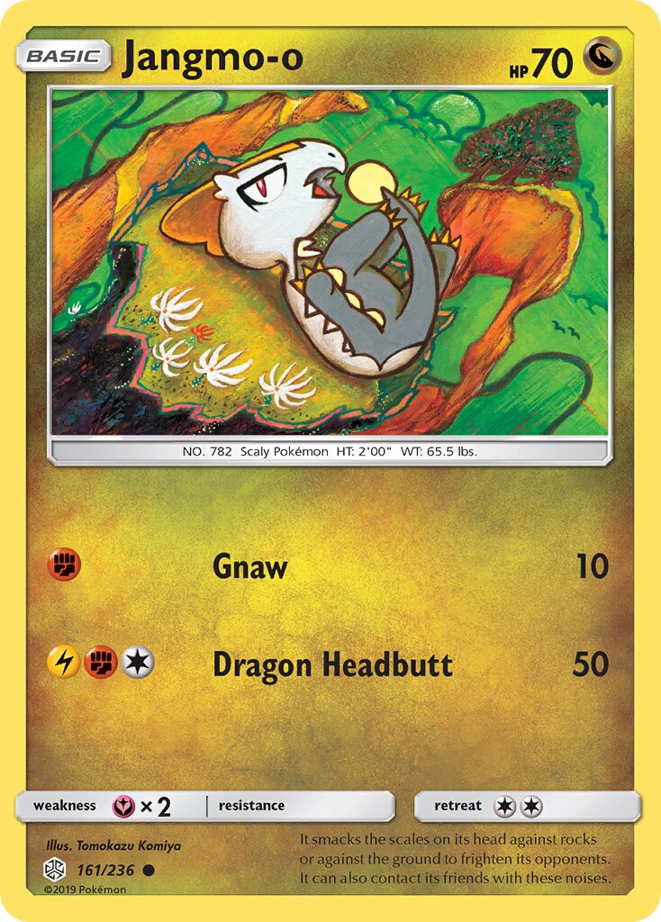 Jangmo-o 161/271 — Cosmic Eclipse (English Pokémon TCG card)