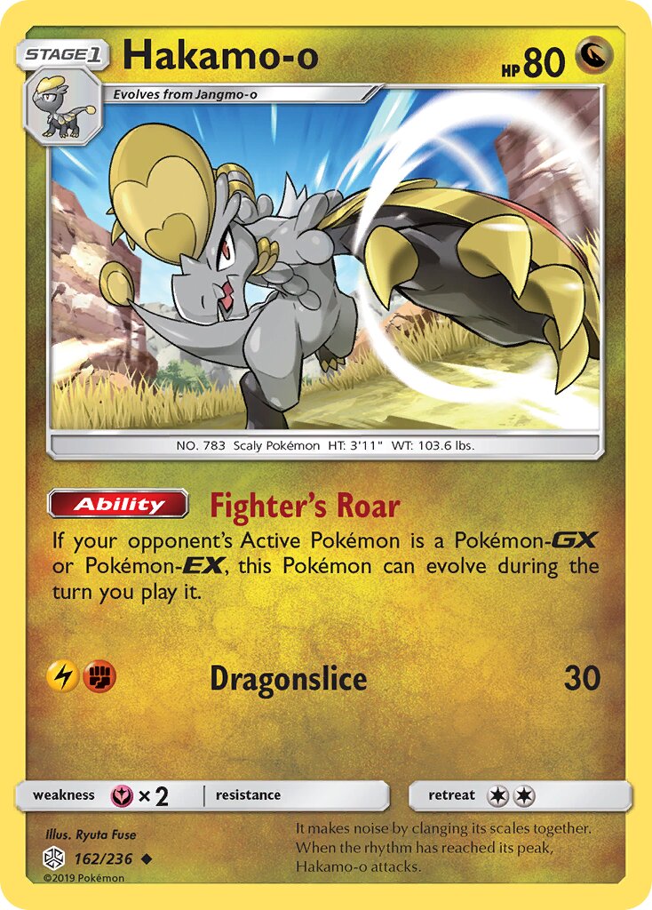 Hakamo-o 162/271 — Cosmic Eclipse (English Pokémon TCG card)