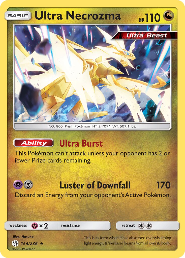 Ultra Necrozma 164/271 — Cosmic Eclipse (English Pokémon TCG card)
