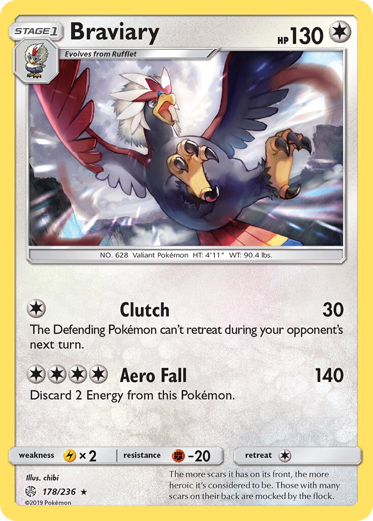 Braviary 178/271 — Cosmic Eclipse (English Pokémon TCG card)