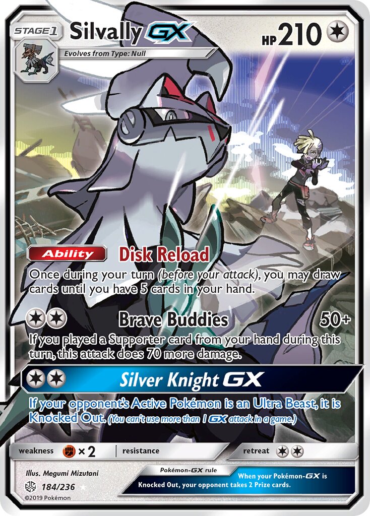Silvally-GX 184/271 — Cosmic Eclipse (English Pokémon TCG card)