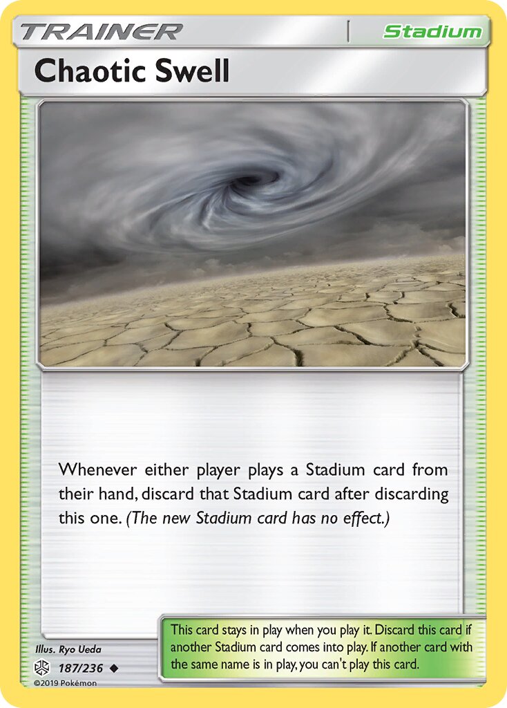 Chaotic Swell 187/271 — Cosmic Eclipse (English Pokémon TCG card)