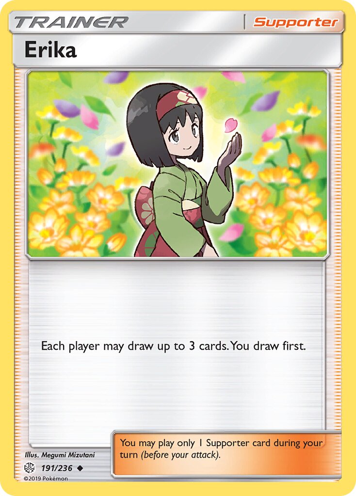 Erika 191/271 — Cosmic Eclipse (English Pokémon TCG card)