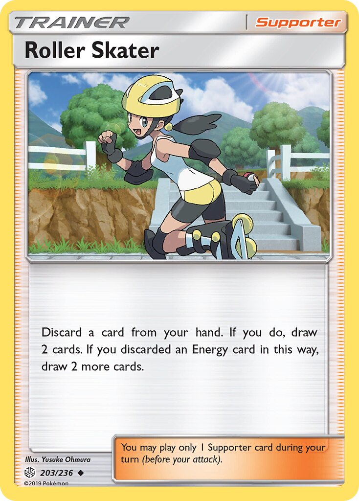 Roller Skater 203/271 — Cosmic Eclipse (English Pokémon TCG card)