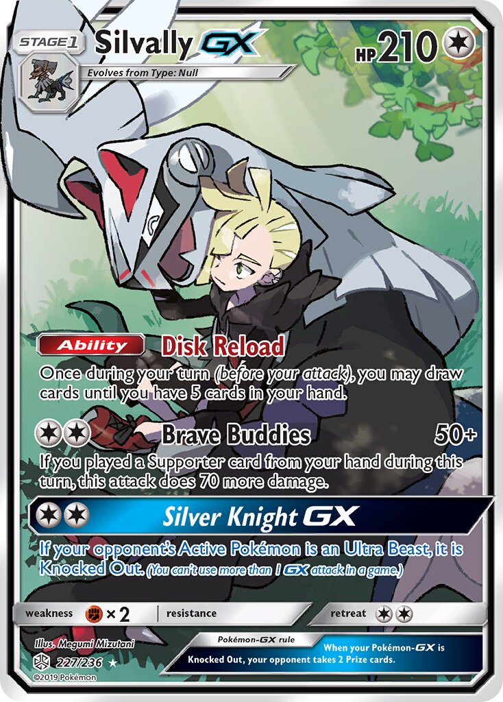 Silvally-GX 227/271 — Cosmic Eclipse (English Pokémon TCG card)